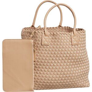 ***Urban Expressions Ithaca Woven Neoprene Tote Bag***